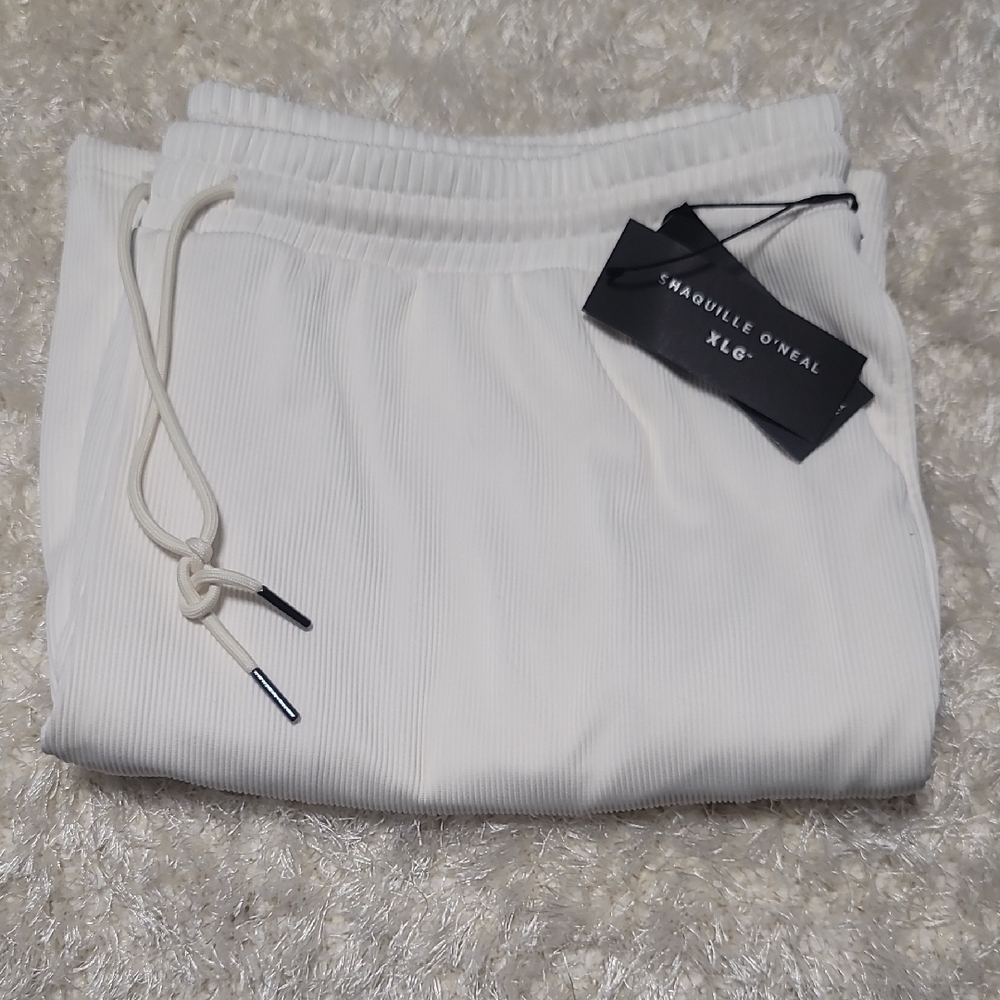 Men's Athletic Shorts — White